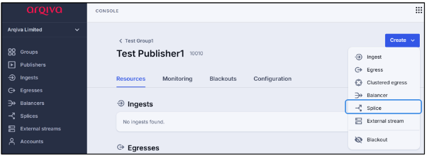 test publisher